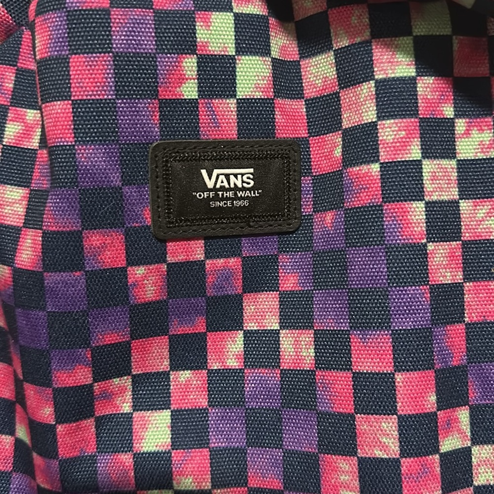 Euc Vans Checkerboard Backpack - image 2